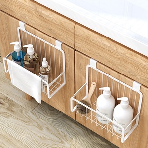 Étagère de rangement moderne à double niveau en acier inoxydable de style japonais, étanche, pour cuisine et salle de bain, avec rangement pour serviettes - Product Image 4
