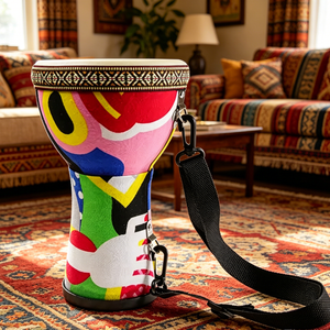 <span class=keywords><strong>Djembe</strong></span> Africano Yonghe de <span class=keywords><strong>14</strong></span> Pulgadas con Parches de Piel de Oveja y Cuerpo de Madera de Abedul, Certificado CE, Tambor de Percusión Manual - Product Image 1