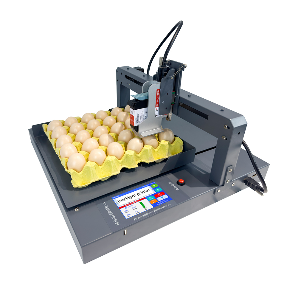 たまごページ 自動印刷日付インクジェットプリンターチキンダック卵バッチ番号