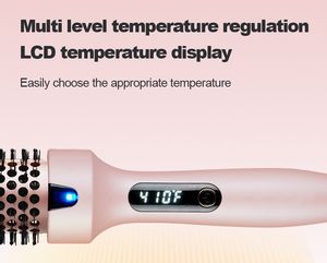 Cepillo Alisador de Cabello con Pantalla LED de 38 mm y 60 W con Calentamiento PTC, Alisador y Rizador de Cabello 2 en 1 - Product Image 5