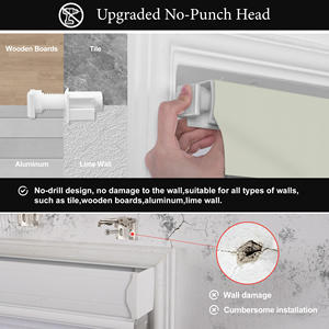 Sinsbest Stores romains sans fil sans perceuse pour fenêtres, stores romains occultants <span class=keywords><strong>de</strong></span> haut en bas vers le haut, installation facile - Product Image 4