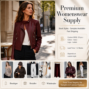 <span class=keywords><strong>Giacca</strong></span> Corta da <span class=keywords><strong>Donna</strong></span> in <span class=keywords><strong>Pelle</strong></span> PU con Cerniera, Modello 2026, Stile Boutique, Vestibilità Ampia, Collo a Risvolto, <span class=keywords><strong>Oversize</strong></span> - Product Image 6