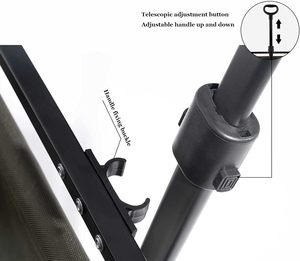 Adjustable Folding Wagon Collapsible Utility Metal Dolly Logistics Hand Truck Multipurpose Aluminum <b>Trolley</b> Cart - Product Image 5