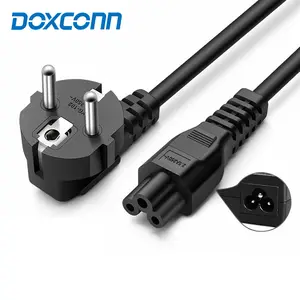 IEC 320 Custom European Power Cable 3 Prong EU Iec C5/C13/Angle C13 Power Extension Cord For Rice Cooker Printer Tv Adaptor