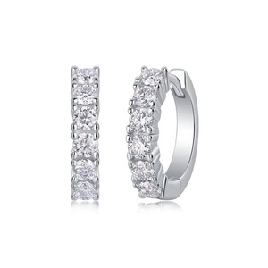 Wholesale Supply <b>Moissanite</b> <b>Earrings</b> Perfect for Gifting or Office Wear and Evening Outfits Available at Good Price - Product Image 2