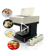 Imprimante alimentaire automatique pour gâteaux, macarons, café, biscuits, machine d'impression jet d'encre, encre alimentaire pour la décoration alimentaire professionnelle