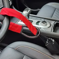 Verrou de volant de voiture en acier, ceinture de sécurité antivol, 2 clés, installation facile, ajustement universel 66*12.5cm YXJH AY-SL1040
