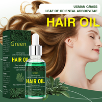 Huile capillaire 30 ml à marque privée, à la glycérine et au romarin, pour la croissance des cheveux, anti-chute, repousse et soin du cuir chevelu