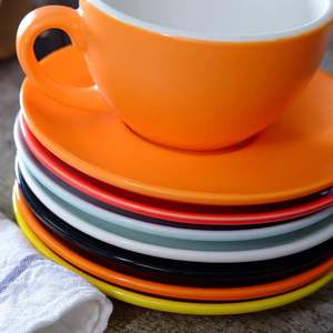 Juego <span class=keywords><strong>de</strong></span> tazas y <span class=keywords><strong>platillos</strong></span> <span class=keywords><strong>de</strong></span> capuchino <span class=keywords><strong>de</strong></span> cerámica <span class=keywords><strong>de</strong></span> alta calidad con logotipo personalizable - Product Image 4