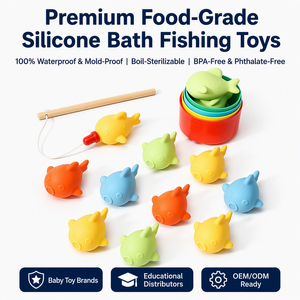 <span class=keywords><strong>Jeu</strong></span> de pêche magnétique pour enfants, jouet de pêcheur pour le bain, jouet de pêche magnétique pour enfants - Product Image 4