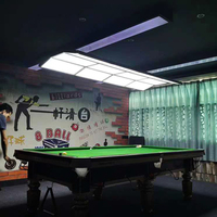 Table de billard/snooker avec cadre en acier de 7FT, 8FT, 9FT, 144 Walt, 6 lampes LED, à vendre