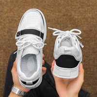 Soldes Printemps : Nouvelles Chaussures Homme Tendance à Lacets, Tige en Maille Unie, Semelle Souple, Respirantes, Rehaussantes, Décontractées et Loisirs