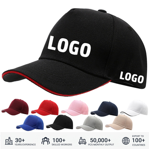 Cappellino da Baseball Sportivo a 5 Pannelli in Twill di Alta Qualità con Logo Ricamato Personalizzato Economico Colore Unico per Pubblicità Aziendale Eventi e Personale - Product Image 1