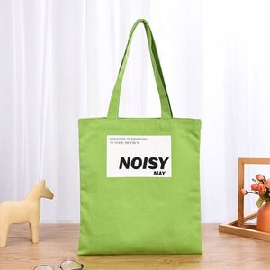 Colorful Cotton Student Tote <b>Bag</b> <b>Medium</b> <b>Size</b> Fashionable Canvas for Education Training for Advertising Promotion Heat Transfer - Product Image 4