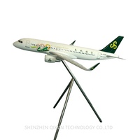Cadeau d'entreprise populaire : Maquette d'avion A320 Spring Airline à grande échelle 1:30 (125 cm) en résine de fibre de verre, fabriquée en Chine