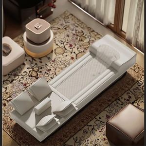 Fauteuil de massage chauffant multifonctionnel transfrontalier pour le corps entier avec fonction musicale pour le cou, la taille et le dos - Product Image 1