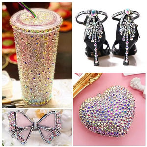 144000pcs Grosir Rhinestone Berkilau Multi-Warna, Kristal Rhinestone Flatback Non-Hotfix untuk Dekorasi Seni DIY Pakaian - Product Image 4
