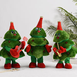 Distribution en gros de jouets musicaux d'arbre de Noël chantant et dansant, cadeaux de Noël, décorations de Noël - Product Image 3