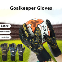 Gants de gardien de but de football en latex antidérapants pour enfants et adultes, pour l'entraînement et la pratique sportive professionnelle