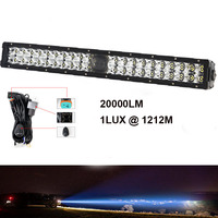 Fournisseur chinois Fabricant Barre lumineuse LED double rangée 4X4 15 23 30 31 43 51 pouces 110W 212W 292W 412W 492W Barre lumineuse laser LED