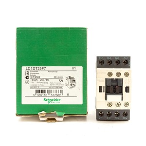 Contacteur Lc1dt25f7 4 pôles NO avec 4 contacts auxiliaires : NC+NO, 110 VAC T2UK, contacteur AC d'origine neuf, garantie d'un an - Product Image 1