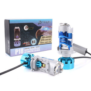 Lentille de projecteur LED Prilight P18 H4 Mini 170W 18000LM <span class=keywords><strong>Super</strong></span> Lumineuse, Phare LED à Faisceau Haut et Bas - Product Image 1
