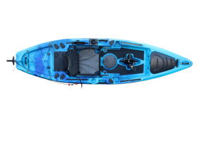 Kayak de pesca Vicking de 11 pies Sit-On-Top con sistema de timón Material HDPE y LLDPE para la deriva del lago y la recreación al aire libre - Product Image 2