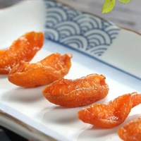 Abricots rouges séchés sucrés et acidulés certifiés HACCP, friandise de fruits confits à mâcher, vente en gros, OEM, ODM, approvisionnement direct usine