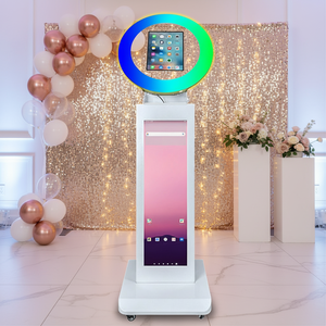Prix d'usine le plus bas : Machine de photomaton avec écran de 37 pouces pour iPad et anneau lumineux RGB pour fêtes - Product Image 1