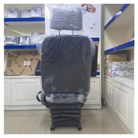 Sedile Cabina Escavatore Hongyang -7-9-VS Originale Nuovo di Alta Qualità con Schienale in Legno Ammortizzante e Cuscino in Spugna - 6 Mesi di Garanzia