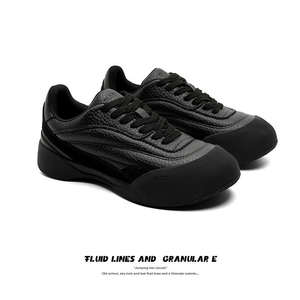 รองเท้าหนังลำลองทรงหุ้มข้อสำหรับผู้ชาย ดีไซน์ใหม่ทันสมัย ทรงโค้ง เหมาะสำหรับทุกโอกาส พื้นรองเท้า PU สไตล์สปอร์ต สำหรับใส่ทำงาน - Product Image 5