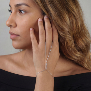 APV03 Joyería <span class=keywords><strong>Esclava</strong></span>, Zirconia Cúbica 5A con Engaste <span class=keywords><strong>de</strong></span> Bisel, Pulsera <span class=keywords><strong>de</strong></span> Plata <span class=keywords><strong>de</strong></span> Ley 925 con Anillo, Lujosa y Brillante para <span class=keywords><strong>Mujer</strong></span> - Product Image 6