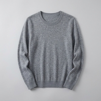 Pull en Coton Pur Premium 100% pour Femme, Col Rond, Tricoté, Minimaliste, Doux, Respirant, Haut Tricoté Côtelé Haut de Gamme pour SS26