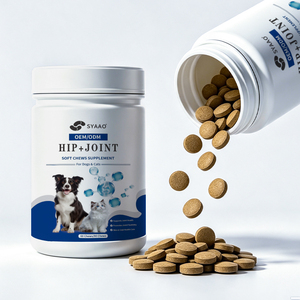 Complément alimentaire pour chien OEM/ODM, sûr et naturel, pour le soin des articulations, à base de glucosamine aromatisée, sous forme de friandises molles pour la santé. - Product Image 1