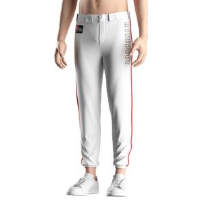 Pantalon de baseball blanc 5XL pour équipe, sublimation en gros, modèle Southland - Product Image 5