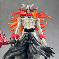 Figurine en PVC d'anime Bleach Kurosaki Ichigo imprimée en 3D haute définition de 30 cm, modèle de statue, jouet, poupée, figurine, ornement, décoration d'intérieur