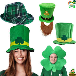 Fournitures pour la fête de la Saint-<span class=keywords><strong>Patrick</strong></span>, chapeau en tissu irlandais pour la Saint-<span class=keywords><strong>Patrick</strong></span>, fête verte, cadeaux de fête, décorations de fête, accessoire de <span class=keywords><strong>costume</strong></span> - Product Image 1