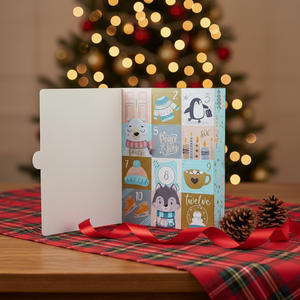 <span class=keywords><strong>Calendario</strong></span> dell'Avvento Ecologico e Impermeabile di Alta Qualità, Scatola per Confezioni Natalizie e Alimenti per Bambini, 24 Giorni, Materiali Riciclati - Product Image 5