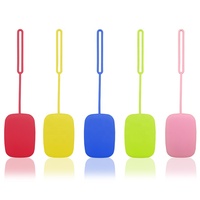 Porte-clé Compact en Silicone, 1 pièce, étui de créateur, pochette portefeuille à chaîne, porte-cartes de crédit