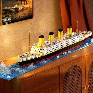 Set di Costruzioni 3D Titanic Compatibile, 4192 Pezzi, Modello in Plastica ABS, Gioco Stimolante, Vendita Diretta dalla Fabbrica - Product Image 5