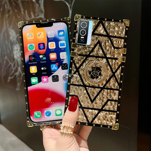 Funda trasera con soporte de anillo para Vivo Y76S, funda para móvil Vivo S15 Pro - Product Image 3