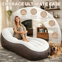 Chaise longue ondulée, canapé d'extérieur moderne et minimaliste, chaise décontractée pliable et épaissie