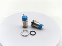 Interrupteur à bouton-poussoir métallique 12 mm, à réinitialisation momentanée, mini-bouton rond étanche à verrouillage pour modification automobile