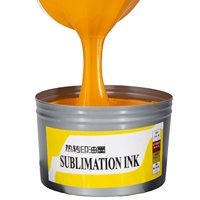 Tinta Sublimasi Offset Pewarna Densitas Tinggi dengan Kuning Neon