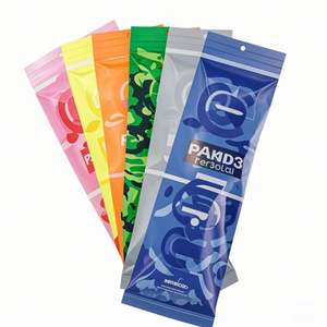 Pochette support à zip-lock à impression personnalisée Emballage Doypack étanche à l'humidité pour aliments pour animaux de compagnie et sushis couleur personnalisée quantité minimale de commande bas - Product Image 1