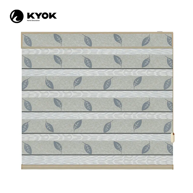 KYOK manual blinds shades window blinds zebra roller zebra blind material fabric