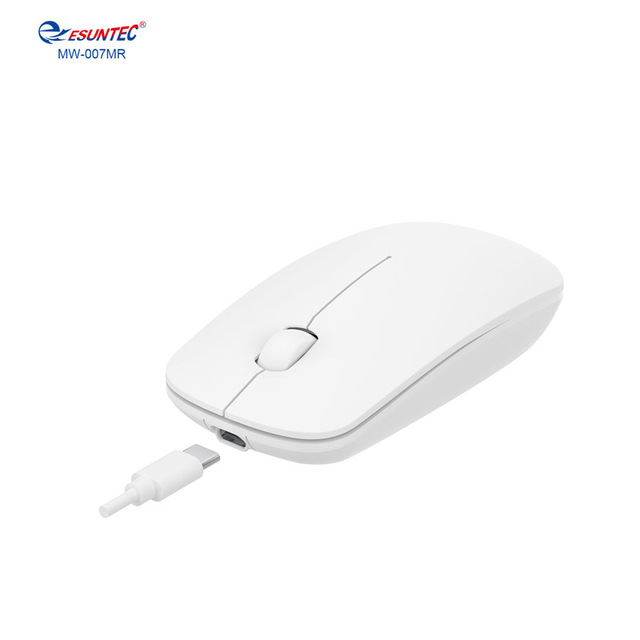 MW-007MR Private Dual Mode 2.4G&BT Wireless Computer Mice New Factory Private Design Type C Recharging Office Mouse