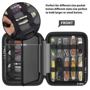 Dao Bỏ Túi Hiển Thị Trường Hợp 24 + Gấp Dao Bộ Sưu Tập Lưu Trữ Tổ Chức Chủ Nhỏ Dao Bảo Vệ Hộp - Product Image 3