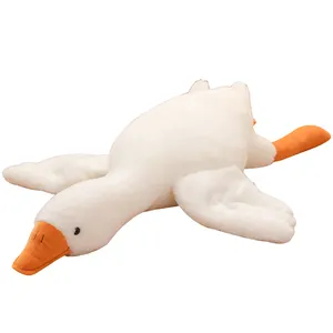 Plush Toy Pillow Wholesale, custom girl doll gift soft lovely big white goose