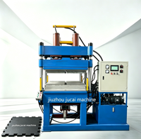 Presse de vulcanisation hydraulique à commande PLC automatique pour la production de tapis de sol en caoutchouc, de dalles en caoutchouc et de tapis de gym